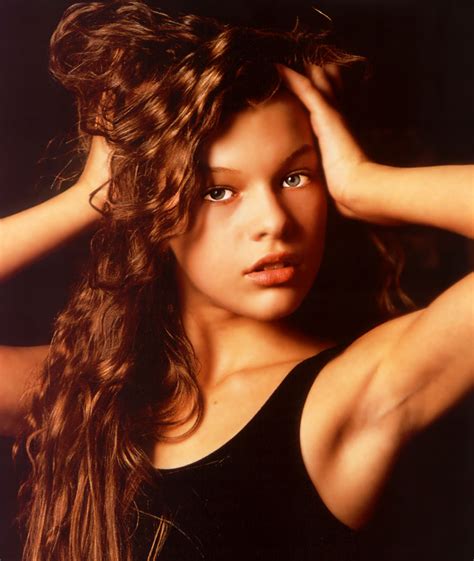 Young Celebrity Photo Gallery Young Milla Jovovich Photos