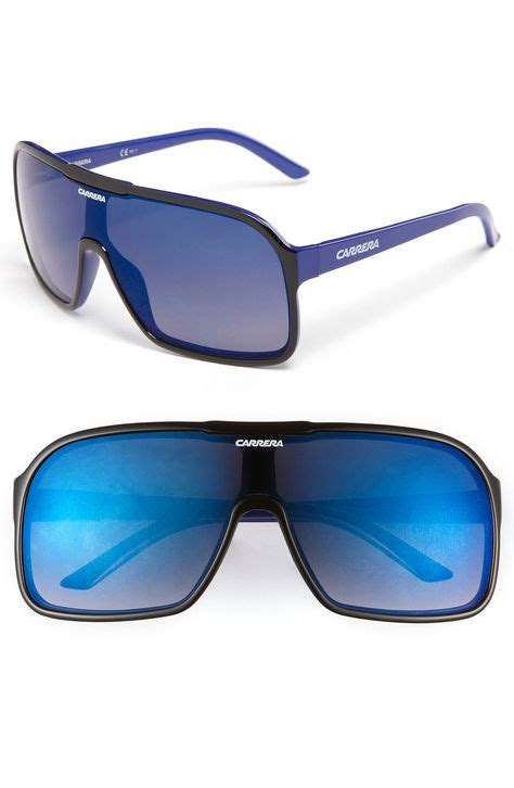 Carrera Eyewear 99mm Aviator Sunglasses In Black For Men Matte Black