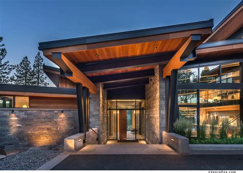 Modern Mountain Home Contemporary Entry Other By Grabill