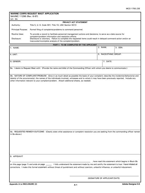 Navmc 11296 Fill Out And Sign Online Dochub
