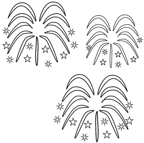 Explosives originating in ancient china, are used in large celebrations such as the new year, where impressive light shows are offered. Fireworks Coloring Page coloring page & book for kids.