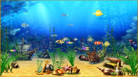 Exotic Aquarium 3d Screensaver For Windows Hd Youtube