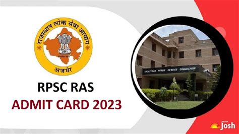 Rpsc Ras Pre Admit Card 2023 Released