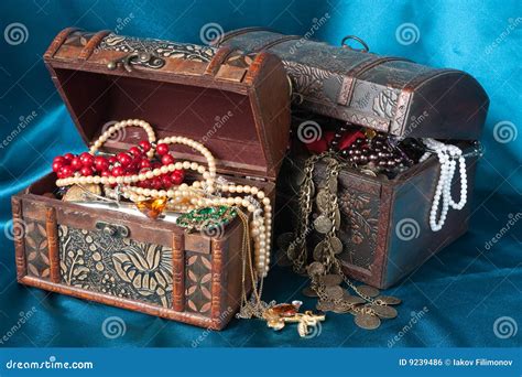 Treasure Chests Stock Photo Image Of Jewelery Pearl 9239486