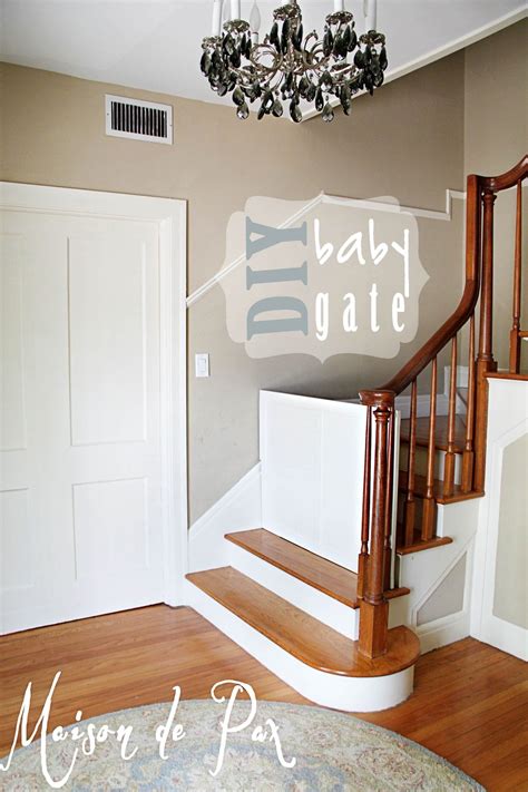 If our hardware category is marked yes, that means the gate comes with items like extension kits and wall cups. DIY Classy Baby Gate - Maison de Pax