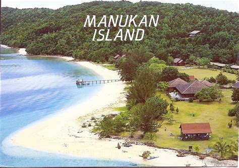A Collection Of Postcards Manukan Island Malaysia