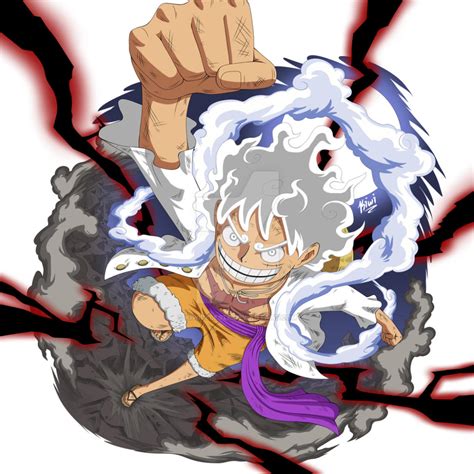 Luffy Gear 5 White Version By Kiwideleste On Deviantart Anime One