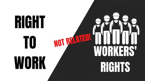 Why Right To Work Laws Are Bad For Workers Rights Youtube