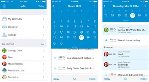 Make sure to download these wonderful appoinment scheduling apps to your gadget, because it really will save your time and nerves. UpTo for iPhone and iPad: A calendar app you look forward ...