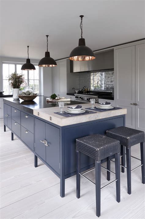 For a detailed look at kitchen island designs, countertop materials, dimensions, and additional features, check out our guide on buying a kitchen island. Warm grey cabinetry (With images) | Heritage kitchen ...