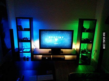 Gaming room setup ideas for you. My PS4 / XboxOne Gaming Setup | Boys game room, Video game rooms