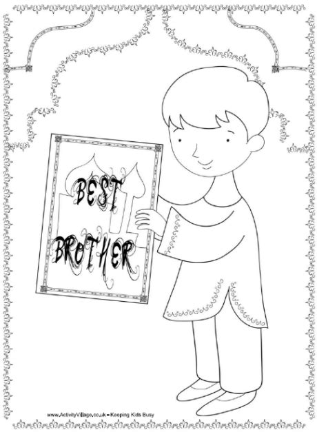 I Love My Brother Coloring Pages Coloring Pages