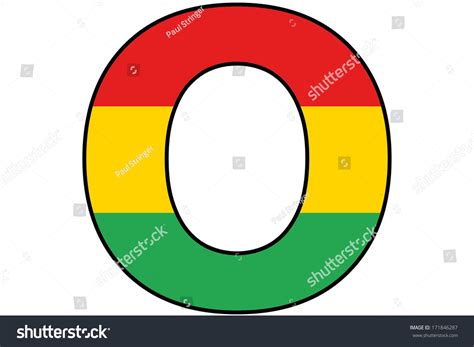 Ghana Alphabet Illustration O Stock Illustration 171846287 Shutterstock