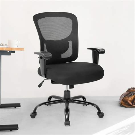Big And Tall 400lb Office Chair Ergonomic Executive Desk Chair Rolling