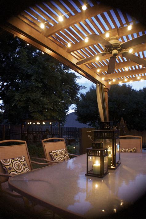 Pergola Patio Lighting Pergola