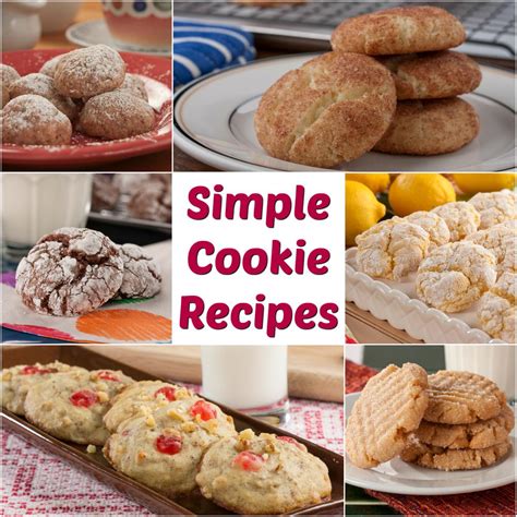 The official website of the mr. 6 Simple Cookie Recipes | MrFood.com