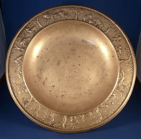 A WIENER WERKSTATTE bronze plate. | Collectors Weekly