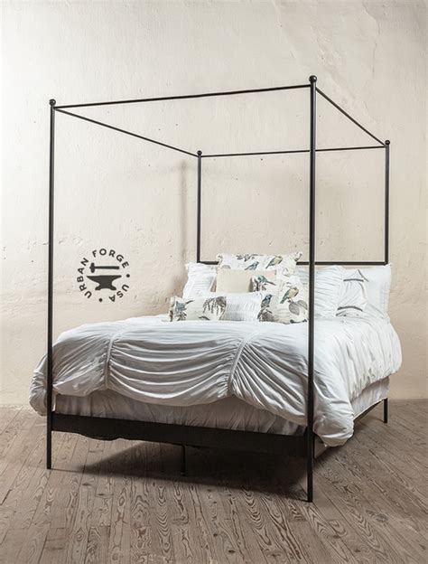 Forest Canopy Hand Forged Iron Bed Iron Beds By Urban Forge