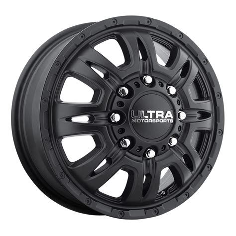 Ultra Wheels 049 Predator Dually Front Satin Black And Satin Clear