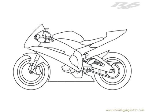 Try these amazing coloring pages today! Yamaha Coloring Page - Free Bikes Coloring Pages ...