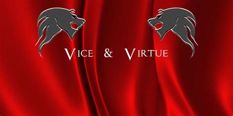 Vice And Virtue Vices And Virtues Virtue Neon Signs