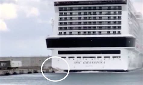 Cruise Viral Video Shows Moment Cruise Ship Collides With Dock In Sicily Cruise Travel