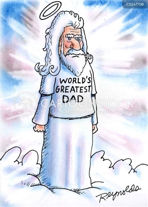 God In Heaven Cartoon