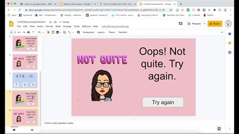 Once you have your own copy of the slideshow you can now make. How to create your own 'app' game using Google slides ...