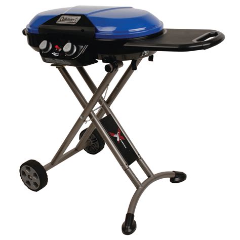 Coleman Roadtrip Xcursion Portable Stand Up Propane Grill Blue