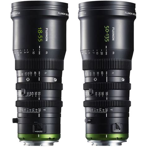 Fujinon Mk18 55 And Mk50 135 T29 Cine Style Lens Kit E Mount