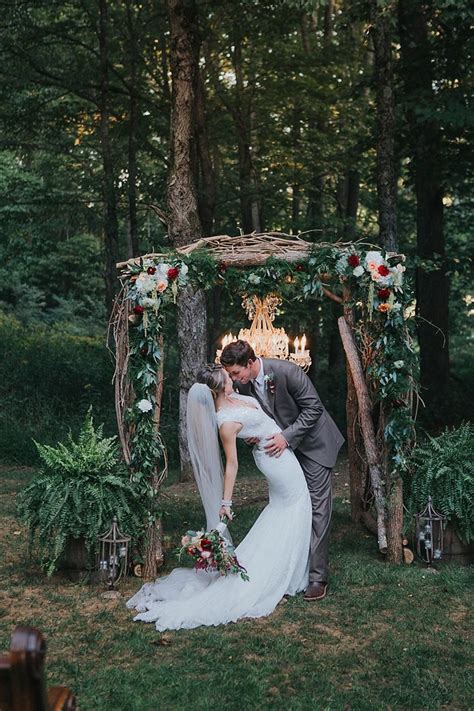 Bohemian And Whimsical Garden Wedding In North Carolina