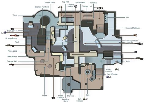 Level Design In Halo 5 Multiplayer Plaza Game Level Design Design