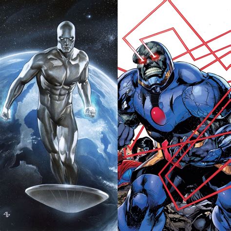 Silver Surfer Vs Darkseid Silver Surfer Darkseid Marvel