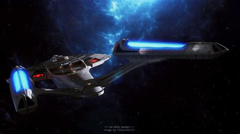 Blue And Grey Aircraft Digital Wallpaper Star Trek Uss Enterprise
