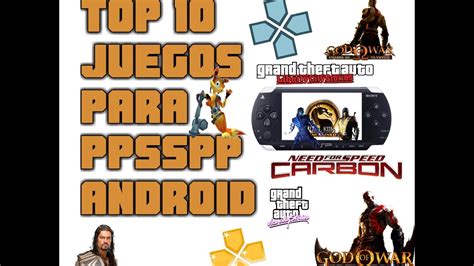 Download psp/playstation portable iso games, but first download an emulator to play psp roms. Top 10 juegos para ppsspp android - YouTube