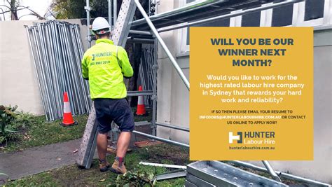 Employee Of The Month August 2019 Hunter Labour Hire Sydney