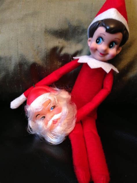Bad elf on the shelf. HE KILLED SANTA | Bad elf, Holiday decor, Elf on the shelf
