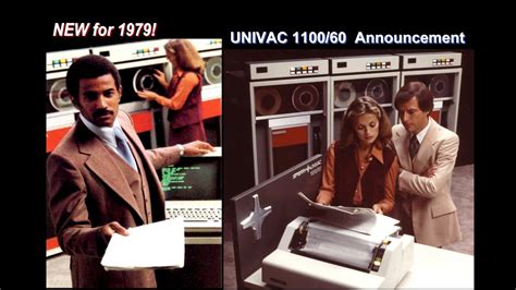 Sperry Univac 110060 Mainframe Computer Announcement 1979 Unisys