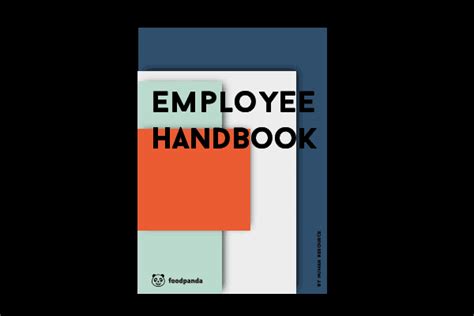 Employee Handbook On Behance Employee Handbook Template Employee