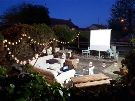 How To Build An Outdoor Cinema In Your Back Garden