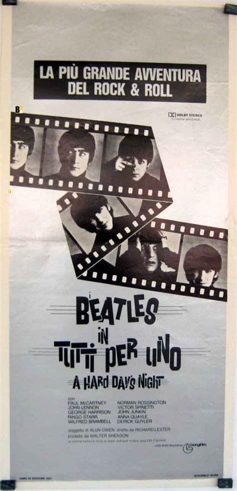 THE BEATLES MOVIE POSTER HELP MOVIE POSTER Beatles Movie Beatles Poster The Beatles