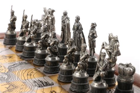 History Channel Civil War Chess Set And Revolutionary War Chess Set Ebth