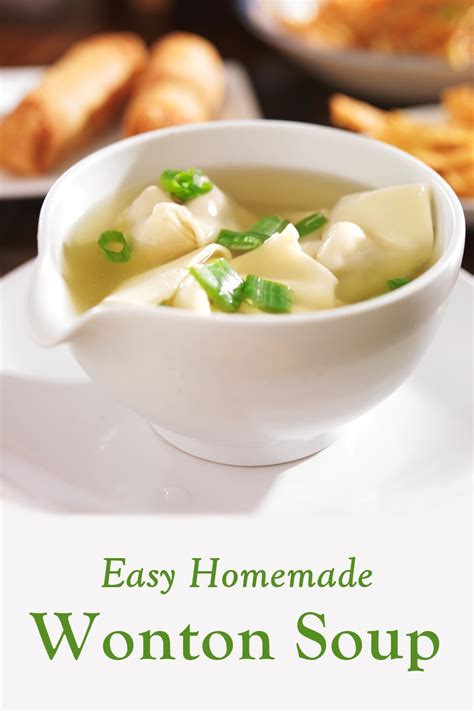 Easy Homemade Wonton Dumplings And Wonton Soup Recipes
