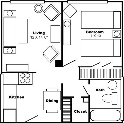 Check spelling or type a new query. 1 Bedroom Efficiency Apartment Plans One Bedroom Apartment ...