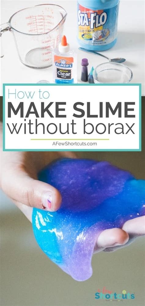 How To Make Slime Without Glue Or Borax No Cornstarch How To Make