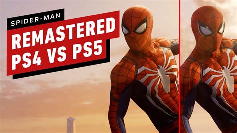 Marvels Spider Man Remastered Ps4 Pro Vs Ps5 Graphics Comparison