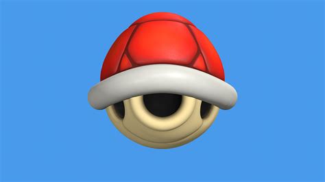 3d Mario Bros Koopa Shells Collection Turbosquid 2059444