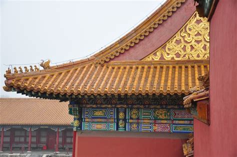 Imperial Architecture In Ancient China Stock Image Image Of