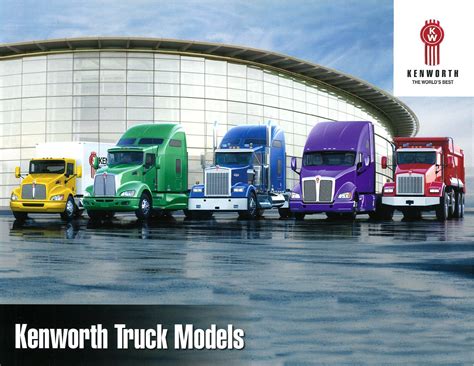 Kenworth Truck Models Brochure Features Worlds Best Trucks