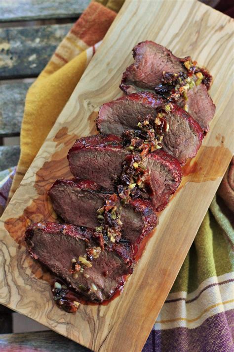 Smoked Venison Steak With Smoked Cherry Sage Butter Hey Grill Hey